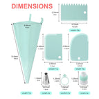 15Pcs Set Green