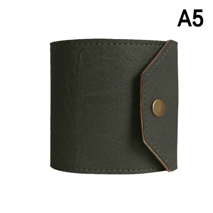 Leather Money Wallet Organizer, The Cash Wrap Wallet, Handy Fast Cash Access Money Holder, Small Compact Luxury Pocket Wallet