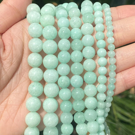 Natural Stone Beads Round Morganites Tourmalines Aquamarines Jades Quartzs Crystals Spacer For Jewelry Making DIY Bracelet