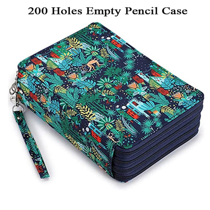 72/120/168/200 Slots School Pencil Cae for Girls Stationery Box Organizer Large Capacity Pencilcase Kawaii Pen Bag Office Pouch