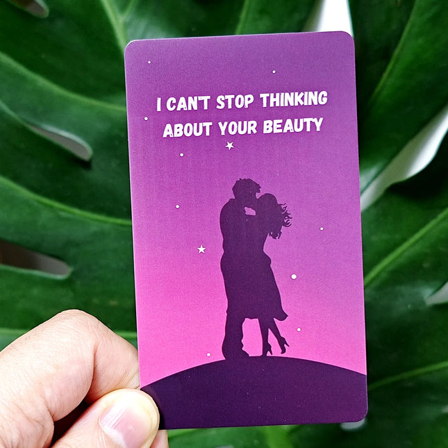 10.3*6cm Lovers Messages Oracle Twin Flame Keywords on Cards 64 Pcs Cards