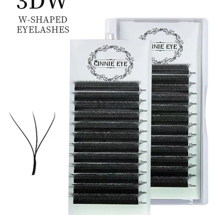 New 5DW M curl Eyelash Extensions 4DW 2D YY Premade Volume Fans 7mm 3DW LU/L Individual Lash Bundles Cilios 5W Natural Hair