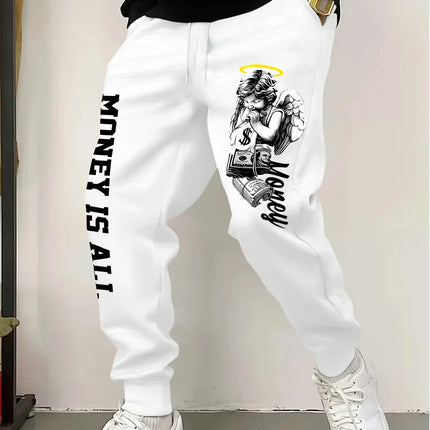 Fashionable And Distinctive Men'S Casual Pants For Everyday Wear，Casual Drawstring Waist Pants，Men'S Versatile Clothing