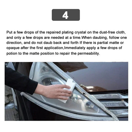Headlight Repair Spray for Car Refurbishment Anti-Oxidation Coating Car Lamp Polishing Agent Scratch Restoration Dirt Clean