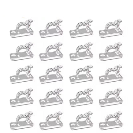 20/50Pcs Self Adhesive Cable Clips Cord Management Wire Organizers Desk Tidy Clamp for Home Office Car Cable Manager