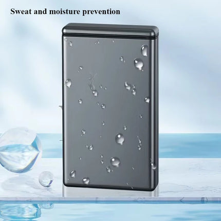 Thin Cigarette Case 20pcs Pack Ultra-thin Lightweight Cigarette Storage Box Aluminum Alloy Cigarette Case Automatically Pops Out