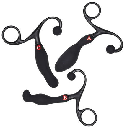 Silicone Anal Plugs Trainer Prostate Massage Butt Plugs Anal Sex Toys Small-Sized Anal Trainer Analdildo for Beginner 18+