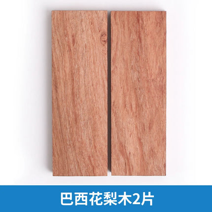 Bookmatched Natural Wood Knife Handle Scales Blanks Materials for Making 1 Pair