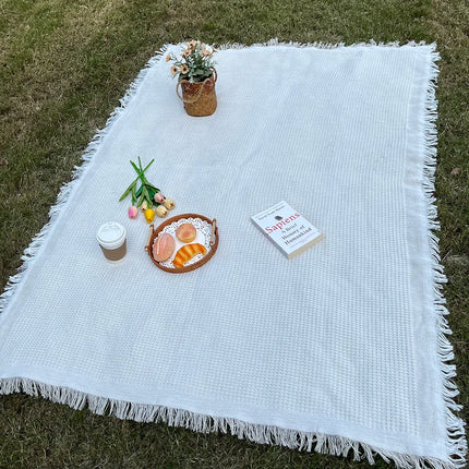 1PC Ins Style Soft Foldable Picnic Beach Blanket Outdoor Mat Essential for Spring Summer Camping Parties
