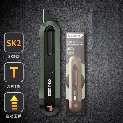 Mini Stretch Utility Tool Paper Cutters Carbon Steel Pocket Tool with Safety Lock Handicraft DIY Sharp Pocket Knife Tool