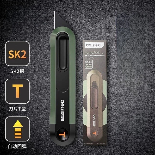 Mini Stretch Utility Tool Paper Cutters Carbon Steel Pocket Tool with Safety Lock Handicraft DIY Sharp Pocket Knife Tool