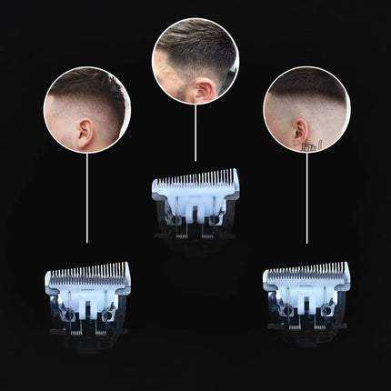 Electric Hair Clipper Unique Shaped Moving Blade Hair Trimmer LCD Display USB Rechargeable For Salon Men Hair Cutting Barber