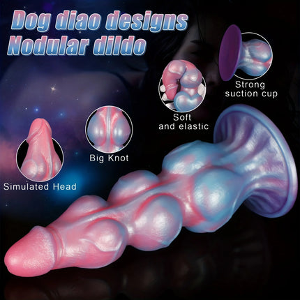4 sizes oversized dog knot dildo, female masturbation anal dildo, vaginal massager anal dilator, female male gay, adult sex toy