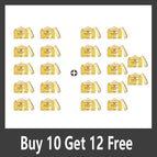 Buy 10 Get 12 Free