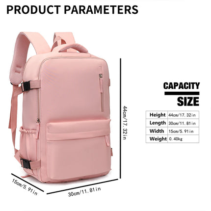 Travel Backpack for Men and Women, Large Capacity Backpack for Short-Distance Business Trips, Lightweight Luggage Backpack