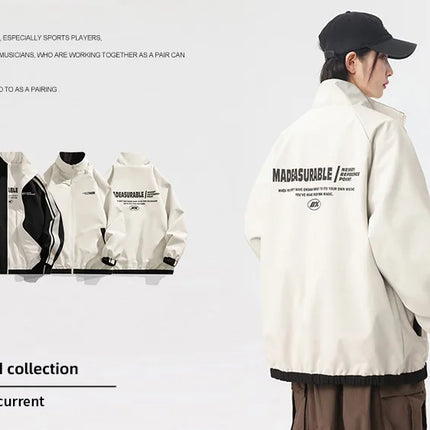 New Jacket Two-sided Long Sleeve Outdoor Men Coats Women Reversible Windproof Coats Splashproof Double-Sided Jackets Couple Top