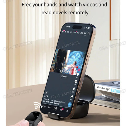 New Smart Ring Multi-Functional Rings Remote Control 5.3 BT Page Scrolling Video Flipping Auto-Like, Take Photos For Smartphones