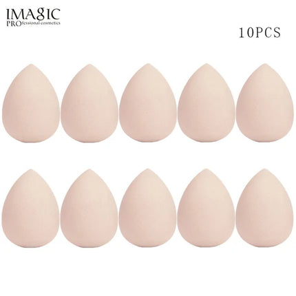 IMAGIC 10 Pcs Makeup Sponge Wet and dry Puff Professional Soft Makeup Puff Sponge Ultra-high quality bigger Combination Packages