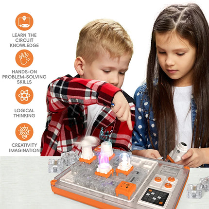 Educational Science Experiment Puzzle Thinking Toy Circuit Maze Physics Building Block Assembly Technology Teaching Tool Toy