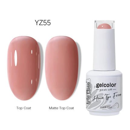 Arte Clavo HEMA TPO FREE Gel Nail Polish 15ML Long Lasting For Manicure Semi Permanent Nail Art UV LED Gel Varnish Nail Supplies