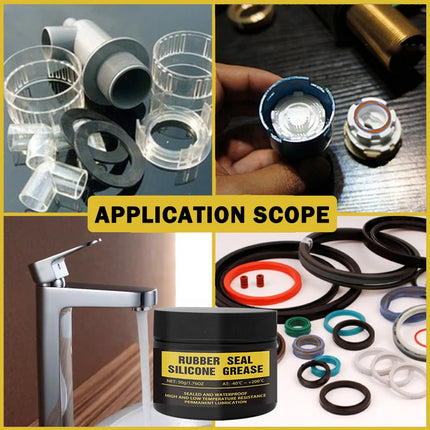 50/100g Waterproof Silicone Lubricant Grease Car Rubber Seal O-Rings Conditioner Repair Maintenance Lithium Grease Tools