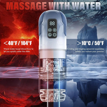 Telescopic Automatic Male Masturbator Masturbation Cup Blowjob Machine Sucking Pocket Pussy Vacuum Penis Pump Sex Toys for Men