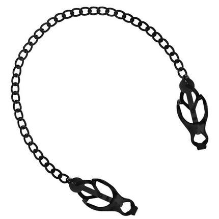 Metal Nipple Clamps Clips with Chain Clitoris Stimulator Steel Nipple Breast Clamps Slave Bondage Flirting Women Sex Toy