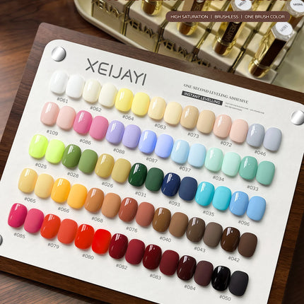 XEIJAYI 35-color 15ml Popular Series Nail Gel Pure  Gel Nail Add Semi-Permanent Soak Off UV LED Construction