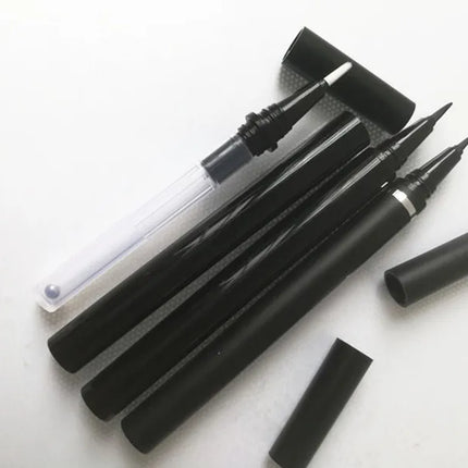 10/30/50pcs 1ml DIY Straight Fill Empty Eyeliner Tube With Steel Ball Liquid Eyeliner Pen Empty Pen Cosmetic Container