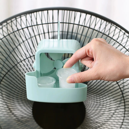 Fan Humidifier Cooler, Household Floor Fan with Water Cooling, Dorm Desktop Mini Air Conditioner Fan, Summer Heat Relief Small F
