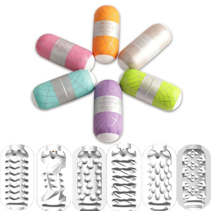 6/1pcs Egg Masturbator Particle Stimulation Portable Stimulator Real Vaginal Blowjob Cup Sex Toy Adult Massager Penis Trainer