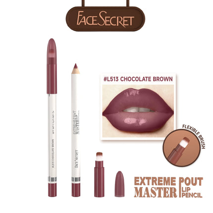 15 Color Matte Lip Liner Pen With Brush, Long Lasting Waterproof Velvet Matte Pencils - Smooth Application Makeup Kit Lip Makeup