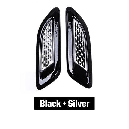 2Pcs/Set Car Exterior Hood Air Vent Outlet Wing Cover Trim for Land Rover Range Rover Sport Evoque Discovery 4 Freelander 2