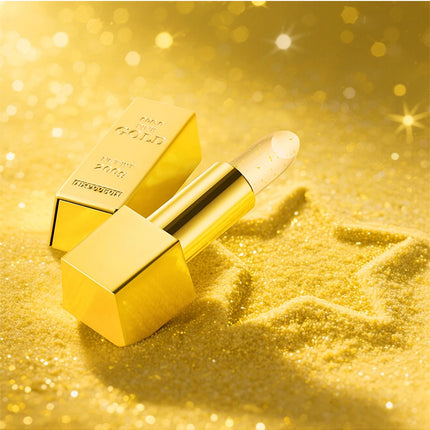 Color Changing Lipstick 2 in 1 Lip Blush Balm 24K Gold Long Lasting Moisturizing Nourishing Lips Plumper Deep Hydration Care