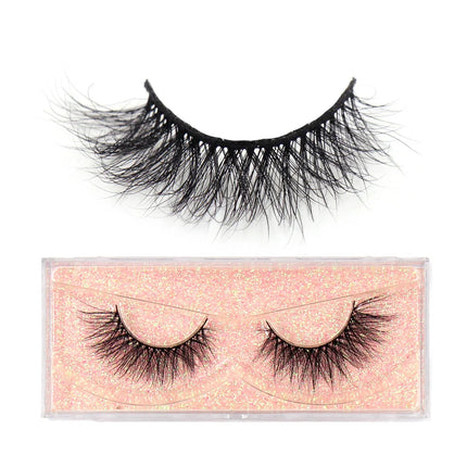 LEHUAMAO 3D Mink Lashes Makeup Eyelashes Fluffy Natural long fake lashes Full stripe reusable False Eyelash Extension 1 Pair