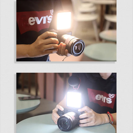 Mini LED Clip Video Light Portable Canon Camera Gopro Vlog Photographic Fill Light 5W 6500K for Tiktok Video Conference Selfie