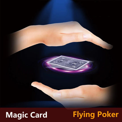 Educational Flying Poker Rings Flowing Cards Rings Fun Street Magic Show Props for Beginners