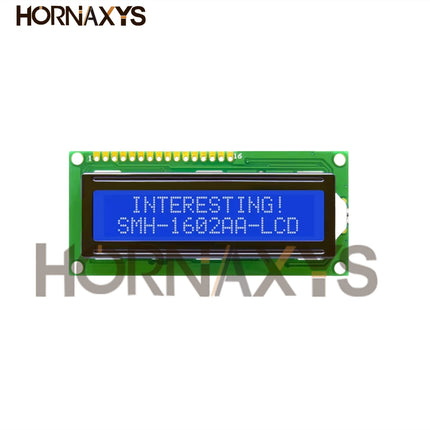 LCD1602+I2C Module Blue / Yellow Green Screen 16x2 Character LCD Display PCF8574T PCF8574 IIC I2C Interface 5V