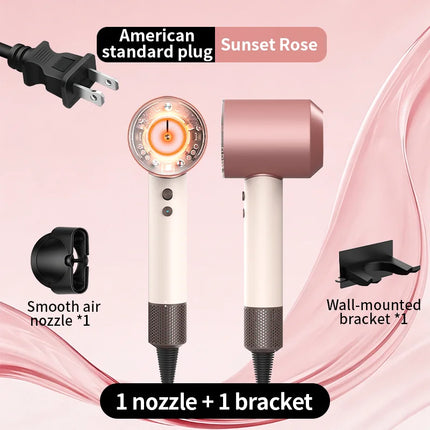 HD16 High Power Negative Ion Hair Dryer with High Speed and No Blades  Silent and Quick Drying Portable Suitable for Home