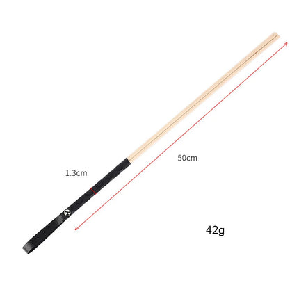 New 50CM Natural Rattan Long Straight Whip Riding Crop Flogger Black PU Leather Tassels Handle Cover Paddle for Horse Training