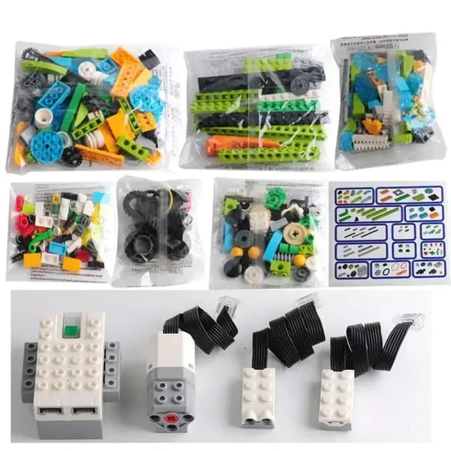 STEM Educational Building Blocks Kit 280pcs with Electronic Sensors 45300 for Robot Programming Kids Gift