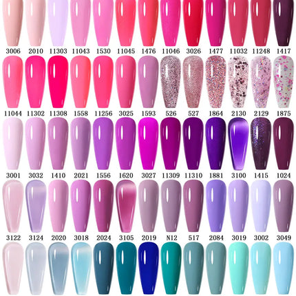 NAILCO Winter Series Color Gel Nail Polish 15ML Semi Permanent Soak Off Gel Varnishes Super Texture Gorgeous Nail Manicure Art