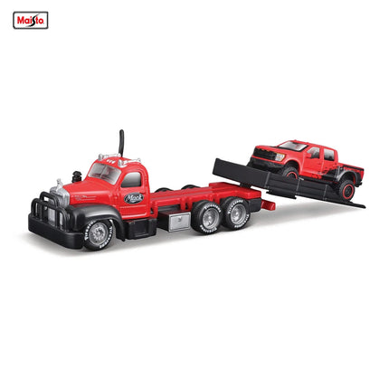 Maisto 1:64 1957 Chevrolet Flatbed Design elite transport die-cast precision model car Model collection gift
