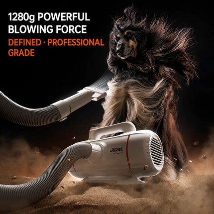 JIRPET T1 Professional Pet Dryer For Dog Cat Grooming 3000W Adjustable Speed Low Noise High Velocity Blower China Plug 220V