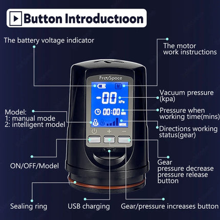 Automatic Penis Pump Suction Vacuum Male Masturbation Penis Extender Dick Erection Enhancement Trainer Adult Sex Toys