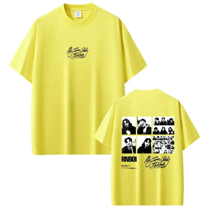 Rapper RnBoi My Eyes Only Flashback Album Merch 2026 T-shirt personality Clothes Year round clothing Oversized Couples Unisex