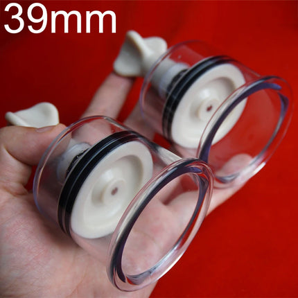 Clit Pussy Nippple Sucker Pump Vacuum Screw Clamp 2PCS Set,Breast Enlargement Enlarger Correction Sex Toy,Female Masturbation