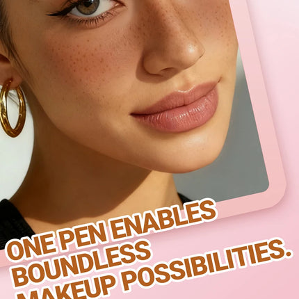 Double-headed Blush Freckle Stamp Pen Long-lasting Waterproof Natural Quick-drying Liquid Blusher French Freckle Makeup Tool
