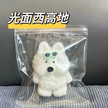 Little Red Book Viral Rilakkuma Bear Head Squishy Stress Relief Toy Food Grade Silicone Slow Rebound Creamy Feel For Kids Adults