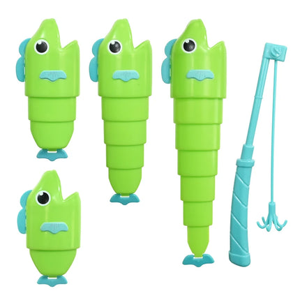 Funny Telescoping Fishing Family Party Battle Game Toy Fish Catch Game 2 Player size fish competition interactive game Toy Party